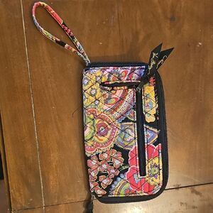 Vera Bradley Floral Pattern Wristlet